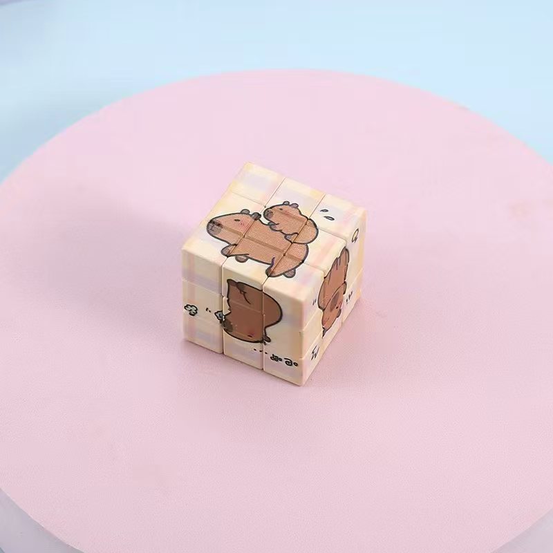 卡通可爱三丽鸥益智开发大脑三阶魔方学生钥匙扣挂件书包挂饰批发|undefined