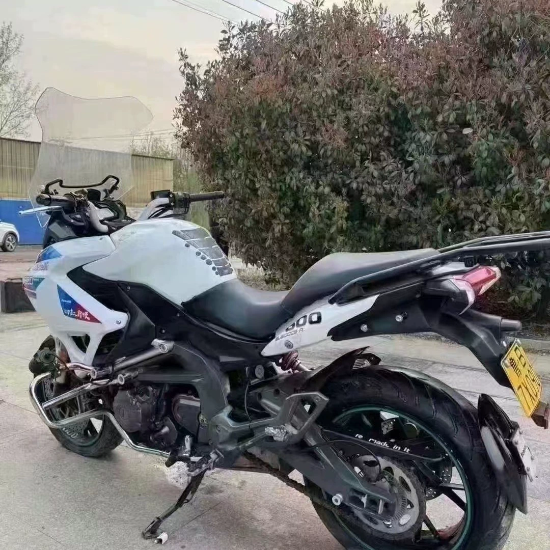 Лучший Benelli Yellow Patrol 600, супер круизер, отличный помощник для мотопутешествий, ограждения и линзовые фары