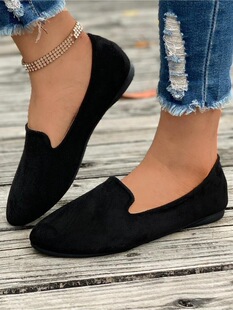 I 40967 Pointed Toe Slip On Flats ���^ƽ��Ь �W���羳