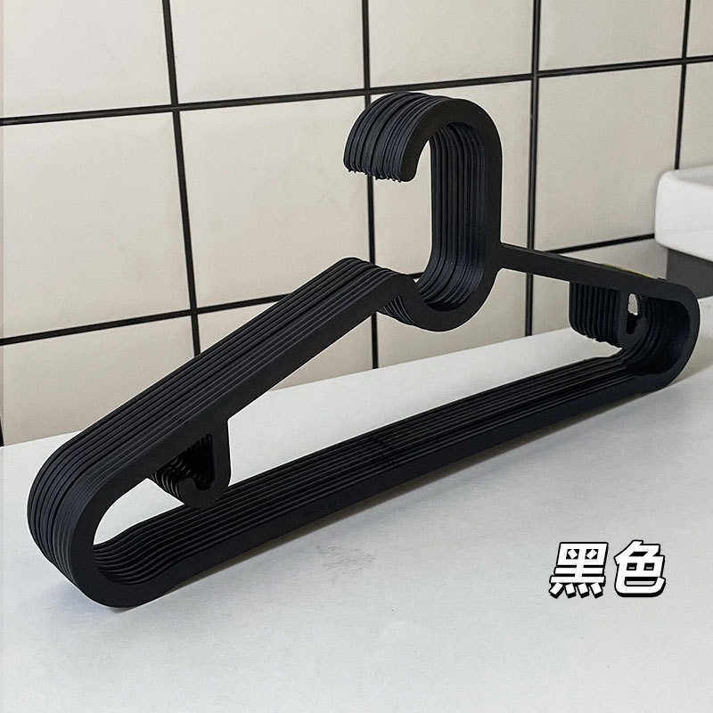 家庭用無痕乾湿両用ハンガーキャビネット服収納家庭服サポート純色シンプル風エスティンハンガー|undefined