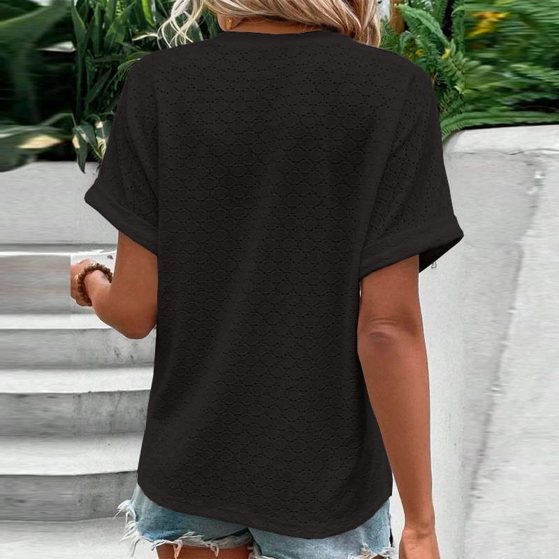 2026 Spring Summer European And American Cross-Border Independent Station New Women's Fashion Casual Solid Color_ecoleips.com