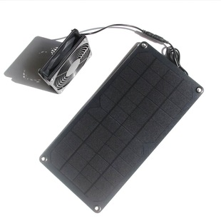 Monocrystalline 12W 12v solar panel fan solar pet exhaust fan charger