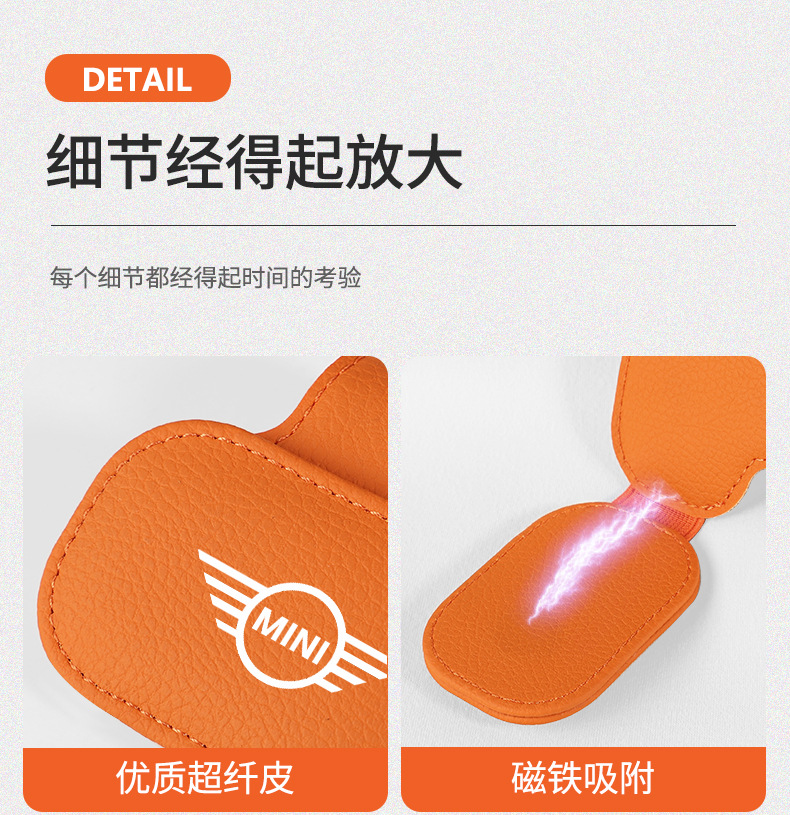 Suitable for Bmw Mini R56/55 F55/56/60Cooper Car Glasses Clip Multi-Functional Bill Holder