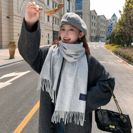 空调房围巾秋冬女2024新款夏季办公室仿羊绒毛毯保暖防晒斗篷披肩