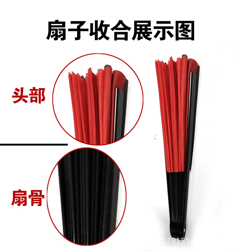 Fan de kung fu ventilador plegable ventilador arco iris rayas verticales radiantes coloridos ventiladores 33cm 27cm fuente de comercio exterior fábrica explosión