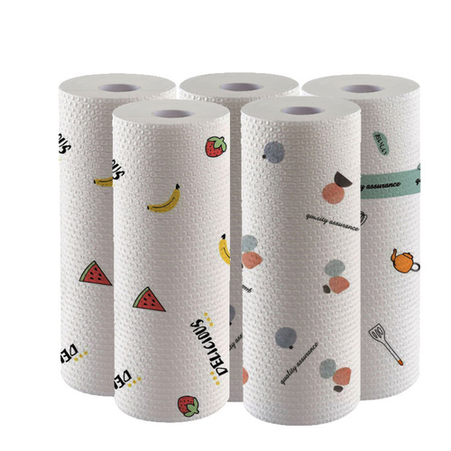 Kitchen paper towels, oil-absorbing paper, washable hand towels, lazy rags, wet and dry wipes, dishcloths