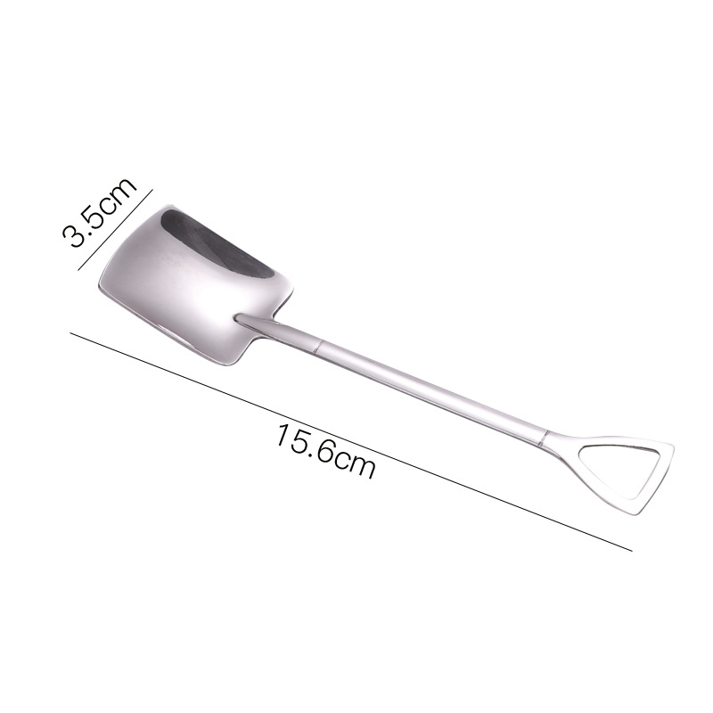 Cuchara pequeña comercial de acero inoxidable al por mayor cuchara cuchara cuchara cuchara cuchara cuchara de mango largo cuchara fina de fruta cuchara de sandía cuchara de hierro