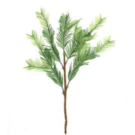 仿真植物五叉枝红豆杉紫杉赤柏松DIY博物馆工程摄影装饰厂家批发