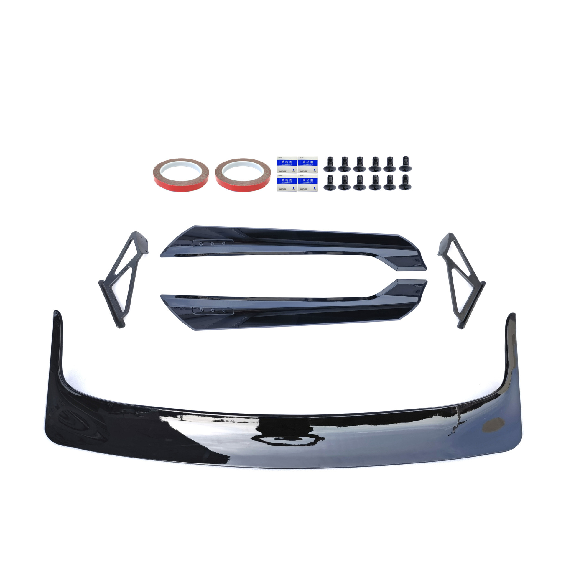 Suitable for the 23Rd Generation Civic Hatchback Model Tr Rear Wing with Bracket, Non-Destructive Installation of the Roof Wing and Fixed Wind Wing
