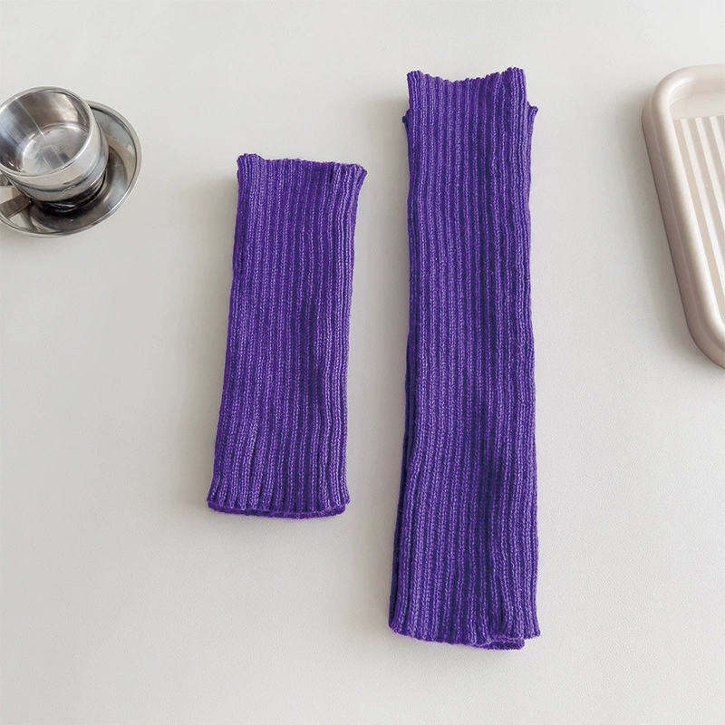 Демисезонные гетр knitted шерстяной смеси для ног, 28/40/50/70 см, уютная термообивка