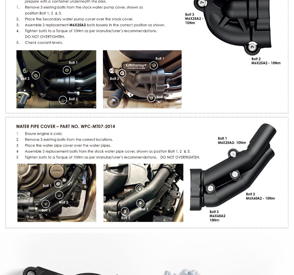 Suitable for Yamaha Mt-07 Xsr700 Fz-07 14-24 Models Modified Engine Anti-Fall Protective Cover Side Cover