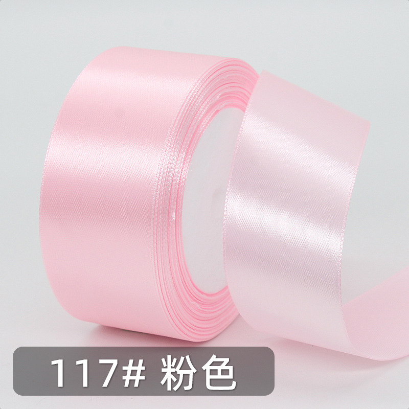 Fábrica 4cm Rosa cinta boda cinta flor regalo pastel embalaje cinta al por mayor