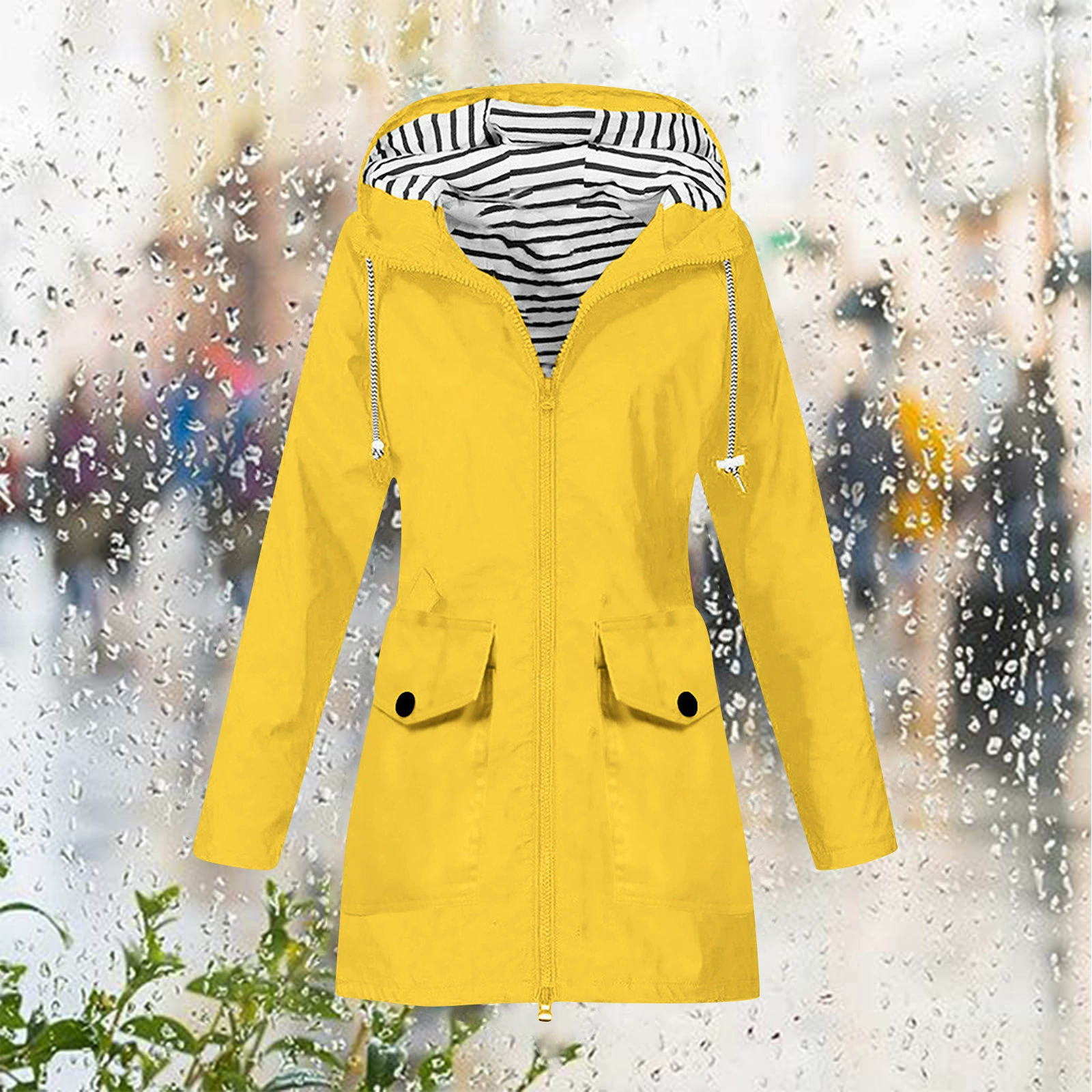 (Cross-border trading), demi-season jacket, travel waterproof trench coat outside climbing, Amazon