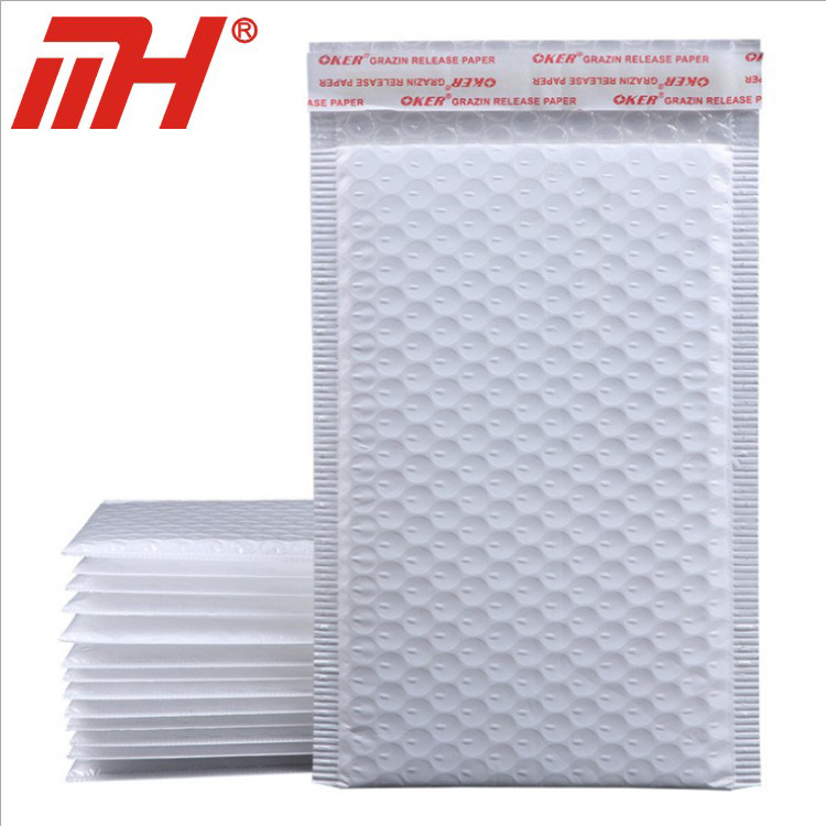 厂家批发快递打包袋气泡信封袋白色气泡袋自黏袋物流加厚珠光膜