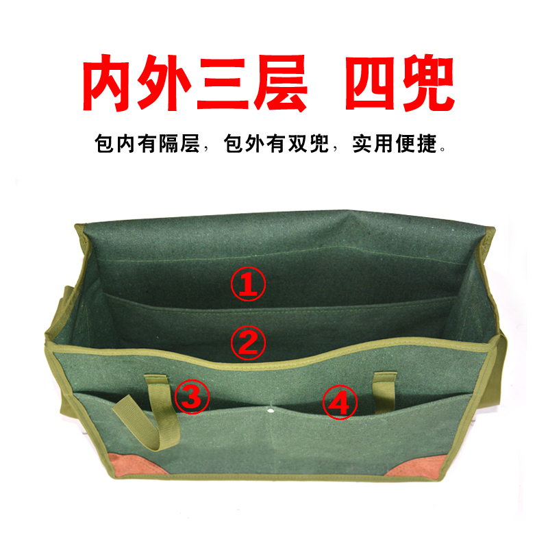 Kit de herramientas supergrande engrosado tela resistente al desgaste carpintería bolsillo duradero supergrande gran capacidad hidroeléctrica