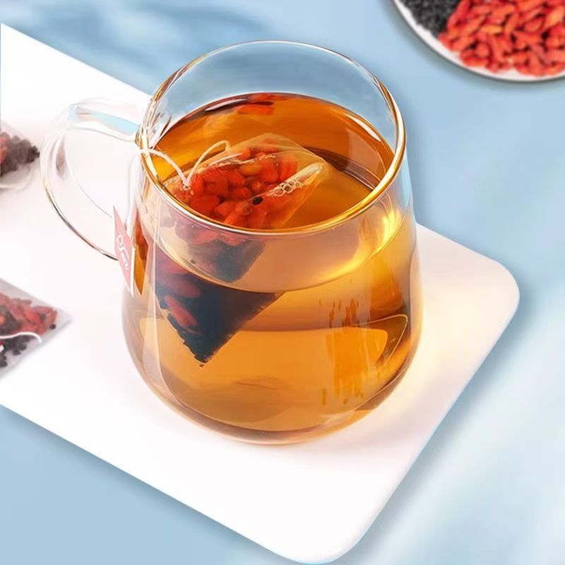 ニラの種のクコのお茶の袋は熟したお茶を炒めます。|undefined