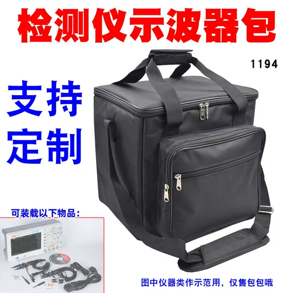 Temperature Detector Oscilloscope 1194 Display Screen Portable Shoulder Bag Shock-Absorbing Custom-Made Fabric Storage Bag