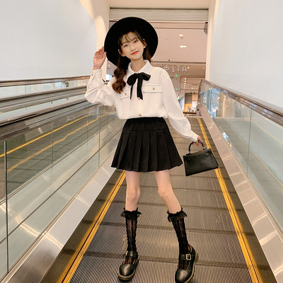 女童春装套装2021新款洋气网红儿童春款小香风套装裙中大童两件套