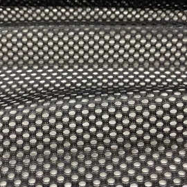 现货黑白双眼网布 高色牢度交通环卫反光服装箱包手袋童车网眼布