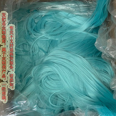 Hot-selling cross-border wig practice lace front wig synthetic hair high temperature fiber hair material raw material factory direct sale