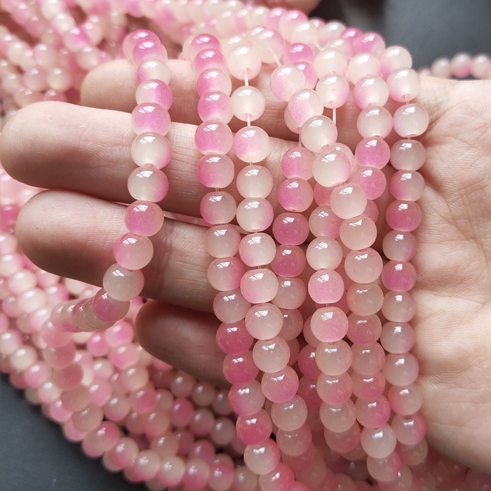 Color 6 crystal Glass bead Loose bead manual Jewelry Hairpin Flower Earrings Headdress Hairdressing Bracelet