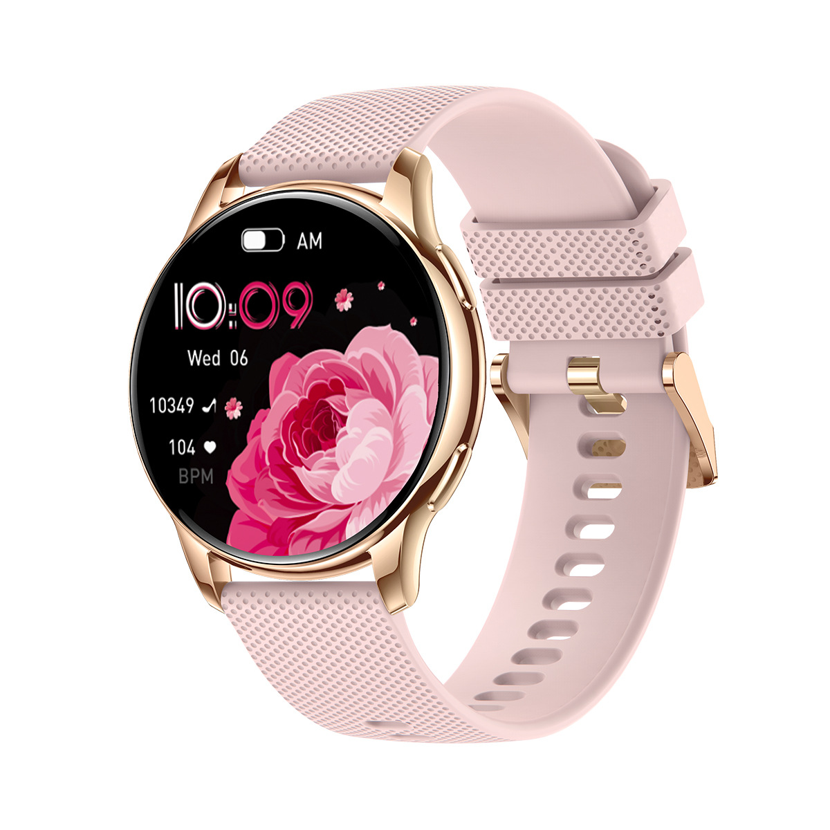 H11 Smart Watch Metal Ultra-Thin Women's Amoled Screen Heart Rate Blood Oxygen Sleep Monitoring Step Counting Bluetooth Phone