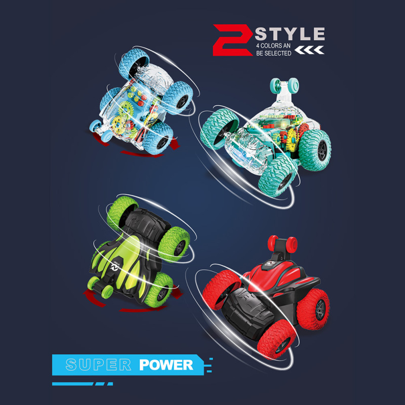 <クロスボーダー熱売> 四通リモコン電動ダンプカー子供無線リモコンクール特技回転車玩具|undefined