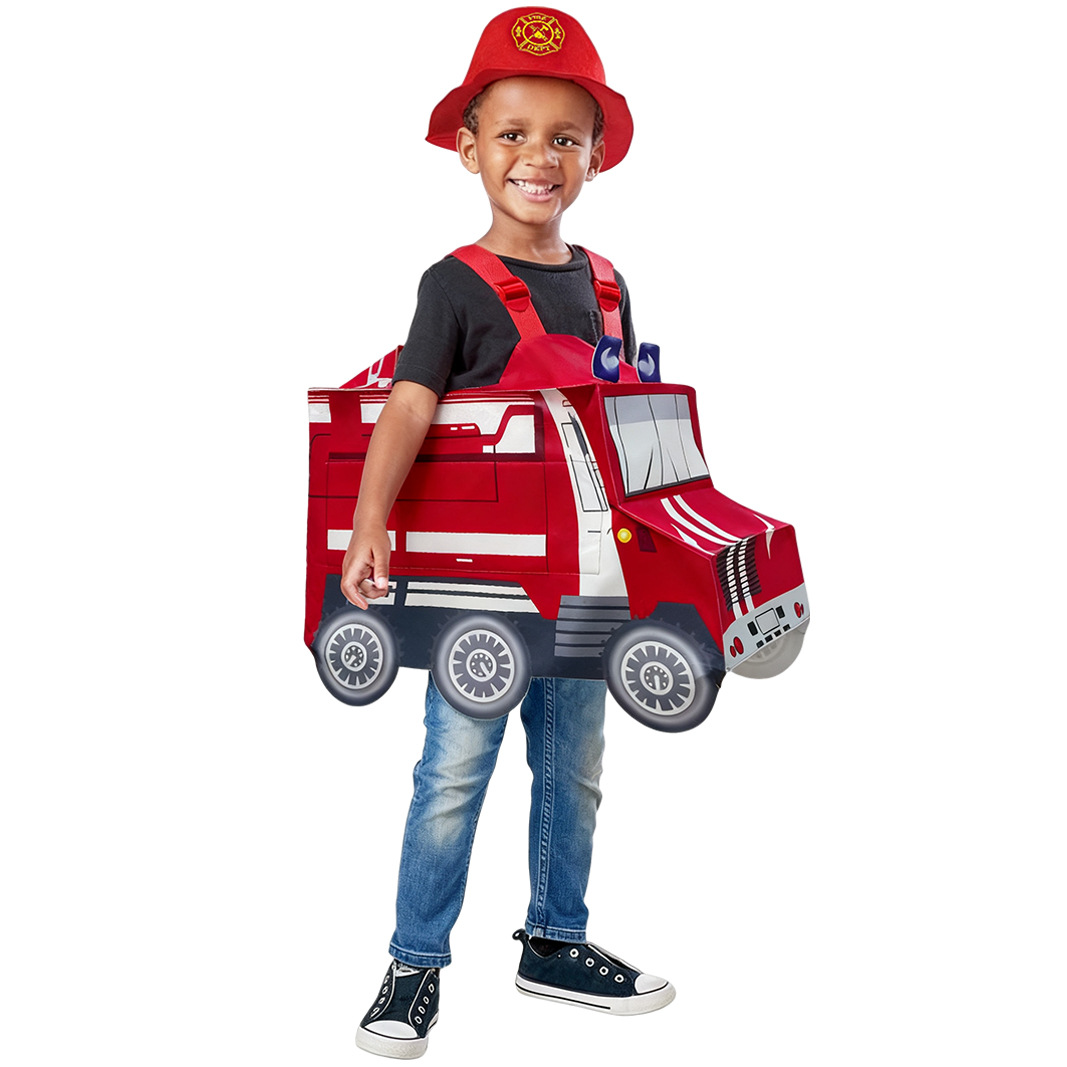 Halloween Kidsren's Firefighter Costumes Fire Truck Cospaly Costumes Kindergarten Kidsren's Day Costumes