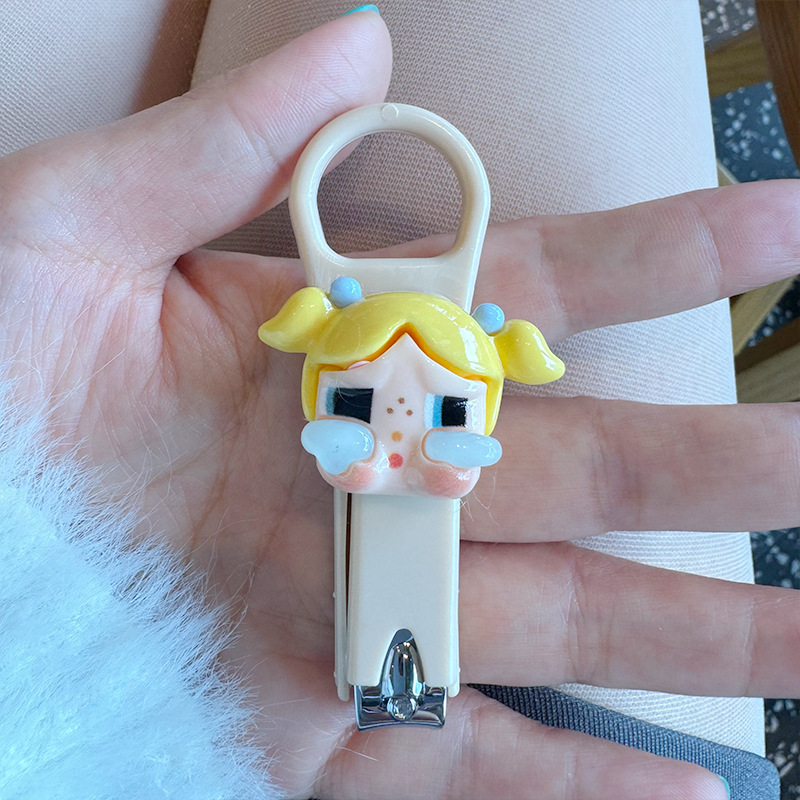 かわいいアクリル爪切り小型携帯爪切り家庭用ステンレス爪切りネイルツールかわいい