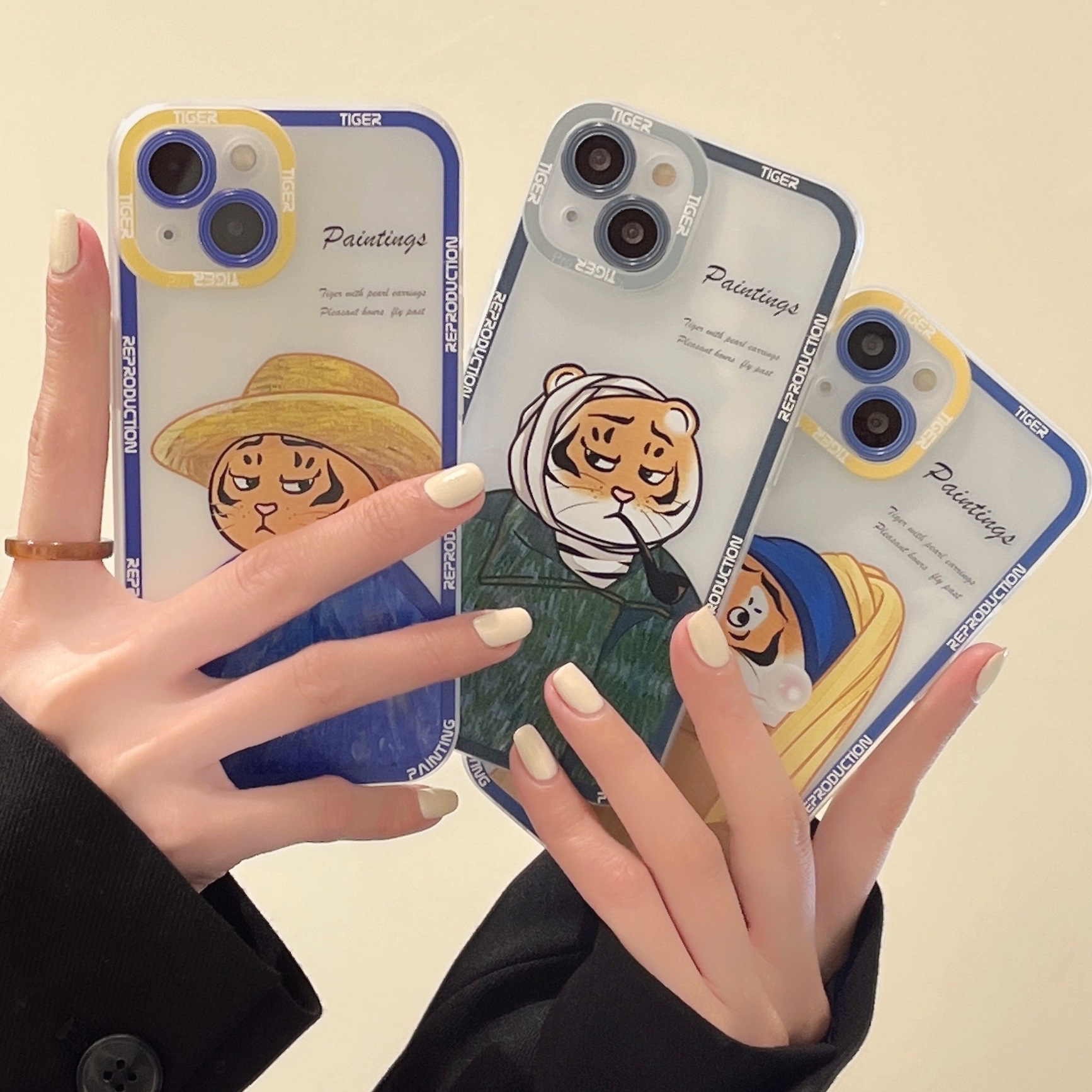 Fashion Creative Transparent Elf Eye All-inclusive Bear Astronaut Protective Case For Iphone display picture 6