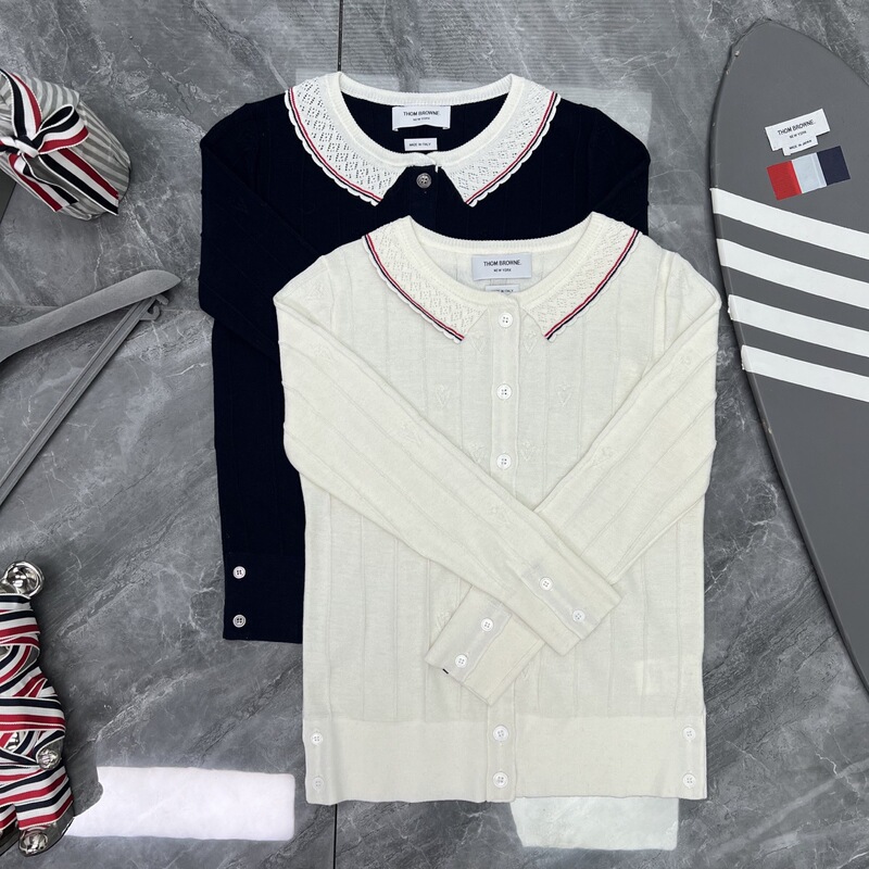 [Factory Store] High-Quality Casual 26 Spring New Arrivals Color-Blocking Lace Round-Neck Women's Knitted Long-Sleeve T-Shirt
