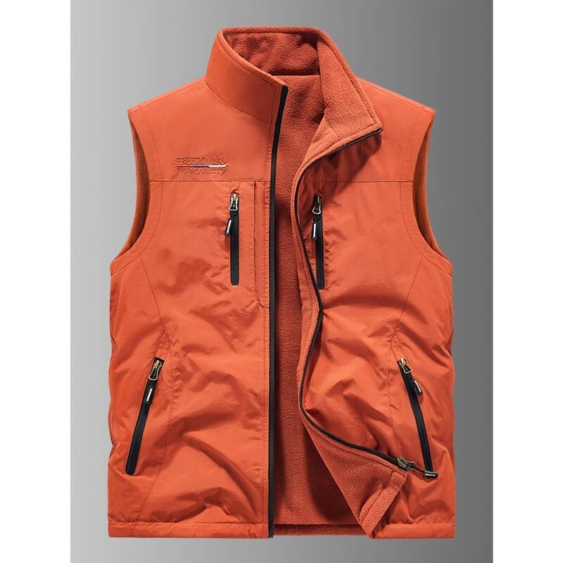 W 87132 Double Sided Fleece Mens Work Vest 双面穿工装马甲 W 87132 Double Sided Fleece Mens Work Vest 双面穿工装马甲