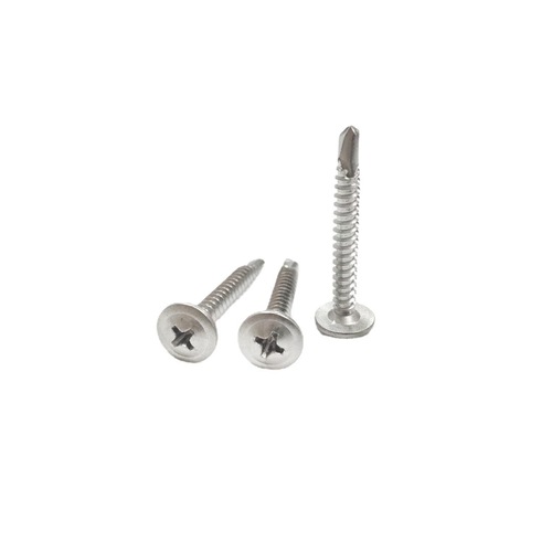 Self-tapping screw 410 stainless steel drill tail screw self-tapping self-drilling swallowtail self-tapping screw with large flat head