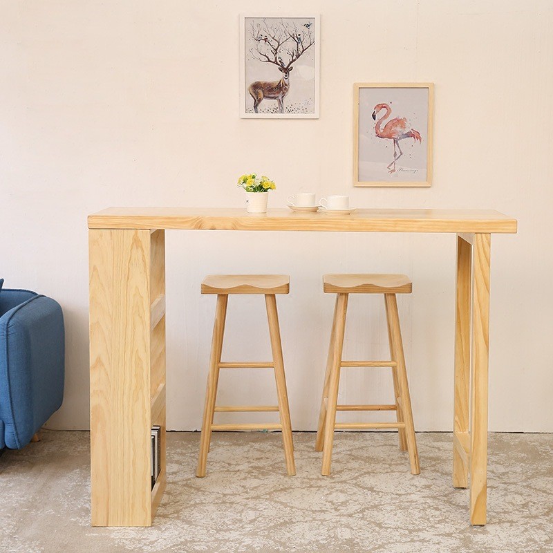 北欧小户型吧台桌家用隔断柜简约实木创意咖啡吧台柜客厅吧台餐桌