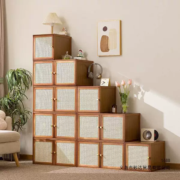 Bay window cabinet, balcony storage cabinet, sun-proof wall-mounted integrated tatami miscellaneous storage cabinet, shelf for space utilization