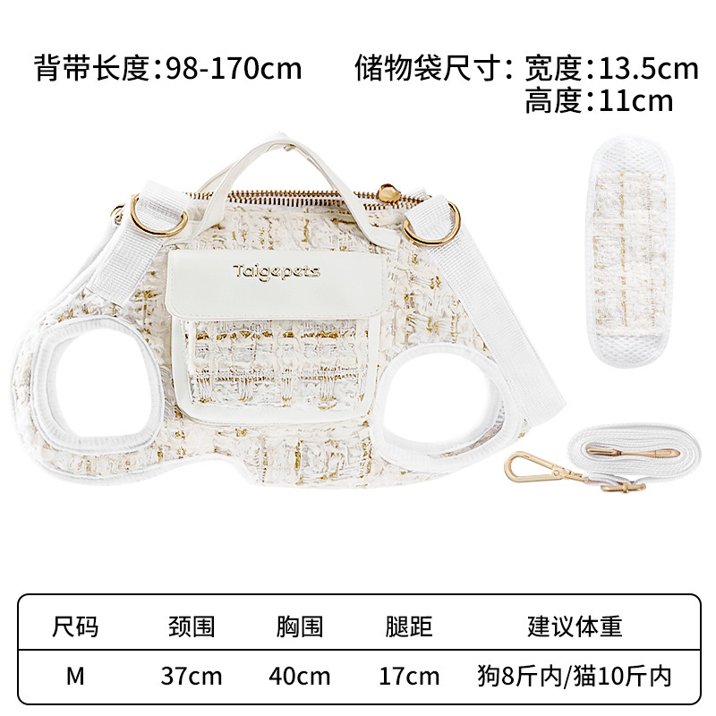 Xiaoxiangfeng 犬横型バックパックお出かけバッグ猫バッグペット子犬ポータブルクロスボディ軽量ショルダーお出かけ犬散歩バッグ|undefined