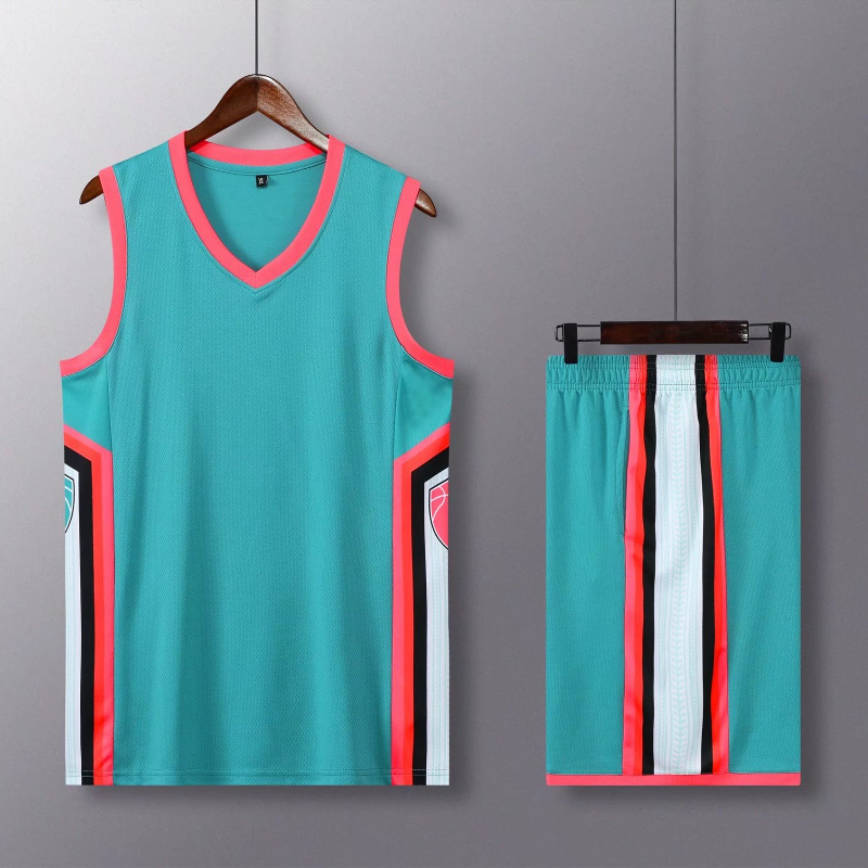 Children's adult basketball uniform suit men's and women's Jersey basketball training uniform size student vest team uniform summer breathable