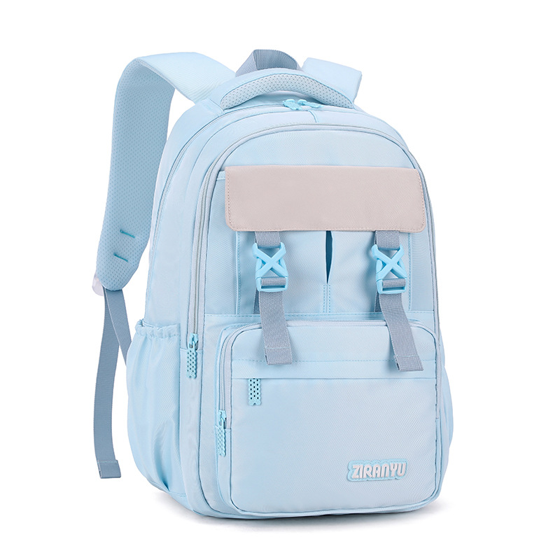 2021 peces naturales nueva mochila estudiantes de escuela primaria 4-9 grado niñas ligero columna protección generación transfronteriza caliente