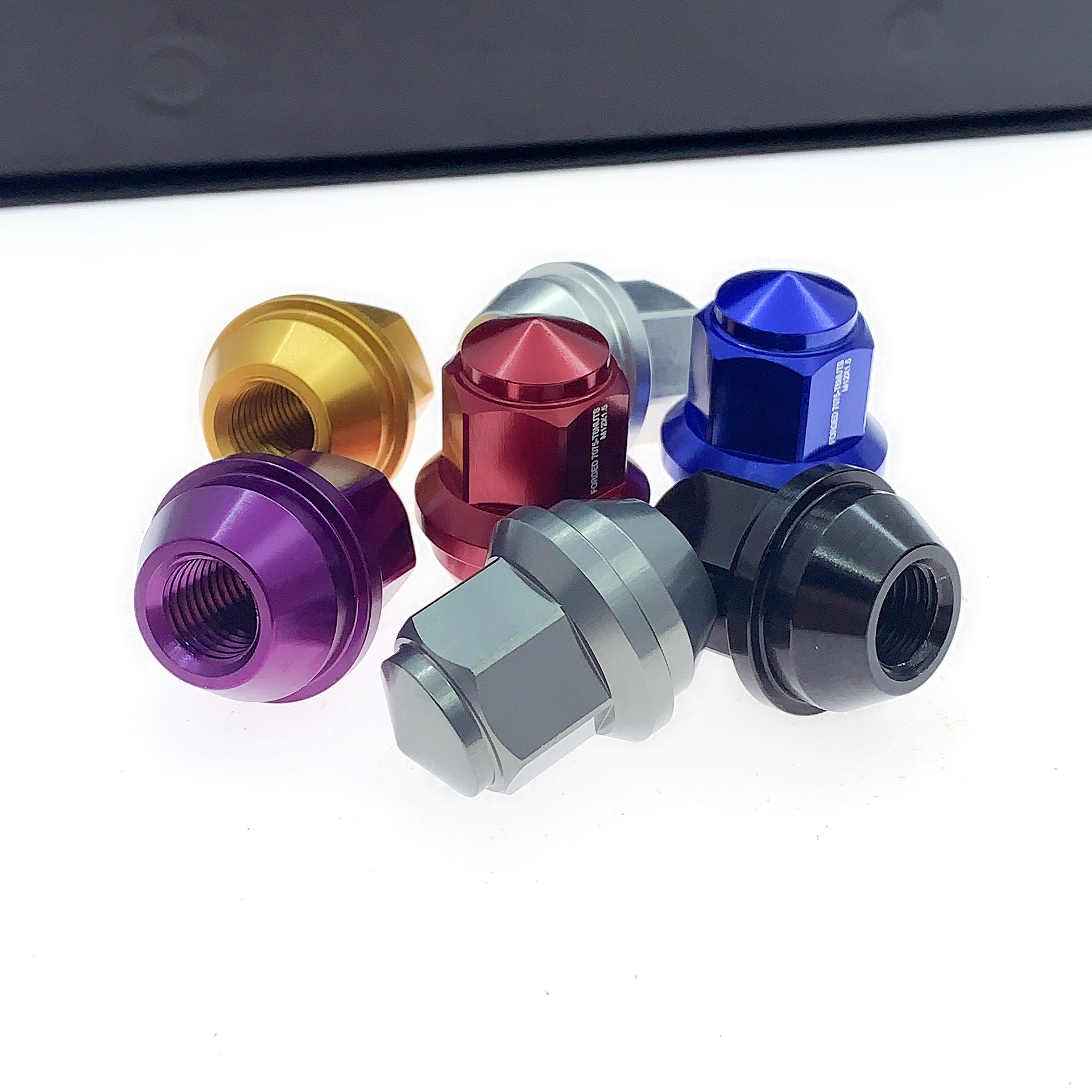 适用于福特福克斯林肯蒙迪欧福睿斯翼虎博轮胎螺丝帽锻造7075-T6