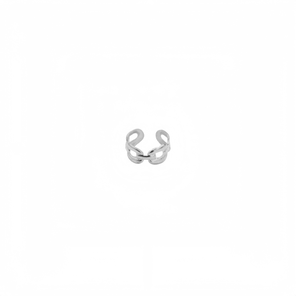 Patrón de cadena de plata 6*12mm33 #