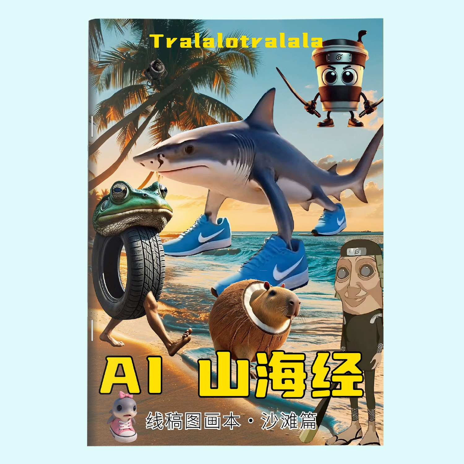 Иностранная Шанхай Цзиншуйо - книга-иллюстрация Ai американского зарубежного издания, детская цветная книга