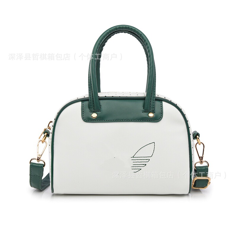 2025 Summer New Product Adidas Trefoil Jelly Leather Shoulder Crossbody Bag Handbag Bowling Bag Korean Purchasing Agent 2025 Summer New Product Adidas Trefoil Jelly Leather Shoulder Crossbody Bag Handbag Bowling Bag Korean Purchasing Agent
