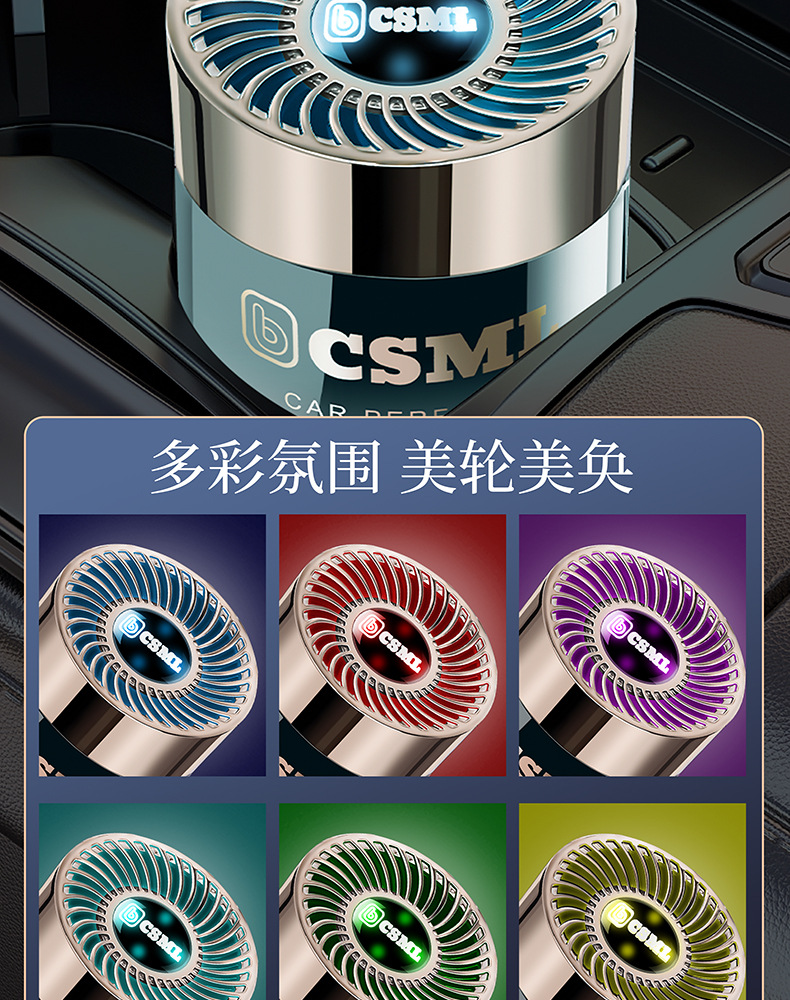 Car Aromatherapy Wholesale Car Home Dual-use Perfume Ornaments Special Odor Removal High-stop Solid Long-lasting Car Interior Balm