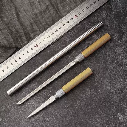 悟空棍刀纯手工高硬度棍刀手工锻打水果刀削皮刀厂家直销黑神话