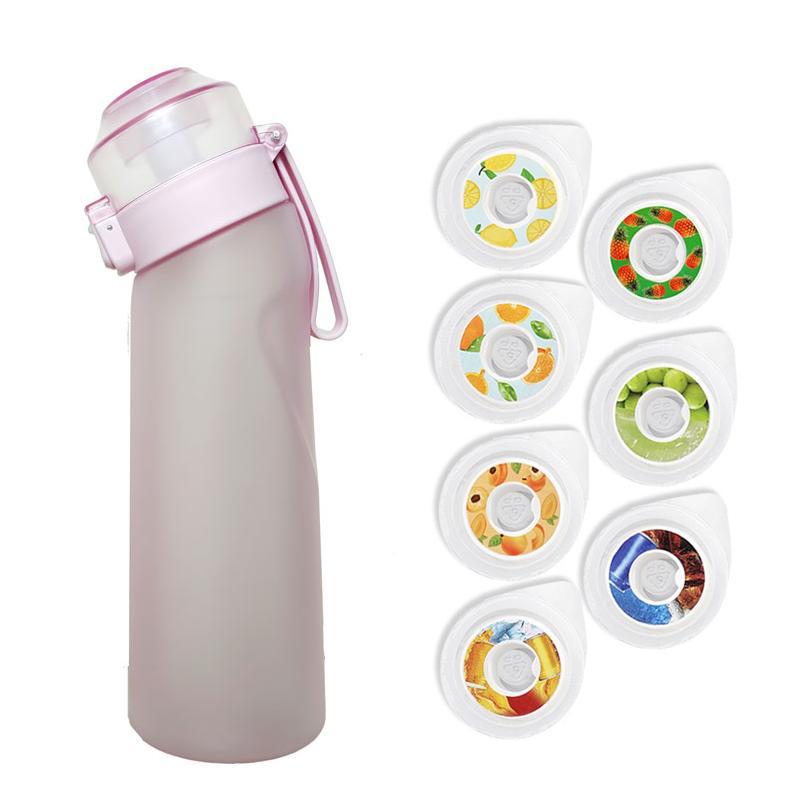 Venta caliente transfronteriza 0 azúcar 0 tarjeta taza de sabor fruta anillo de diversión botella de agua tritan taza de agua deportiva artefacto de agua