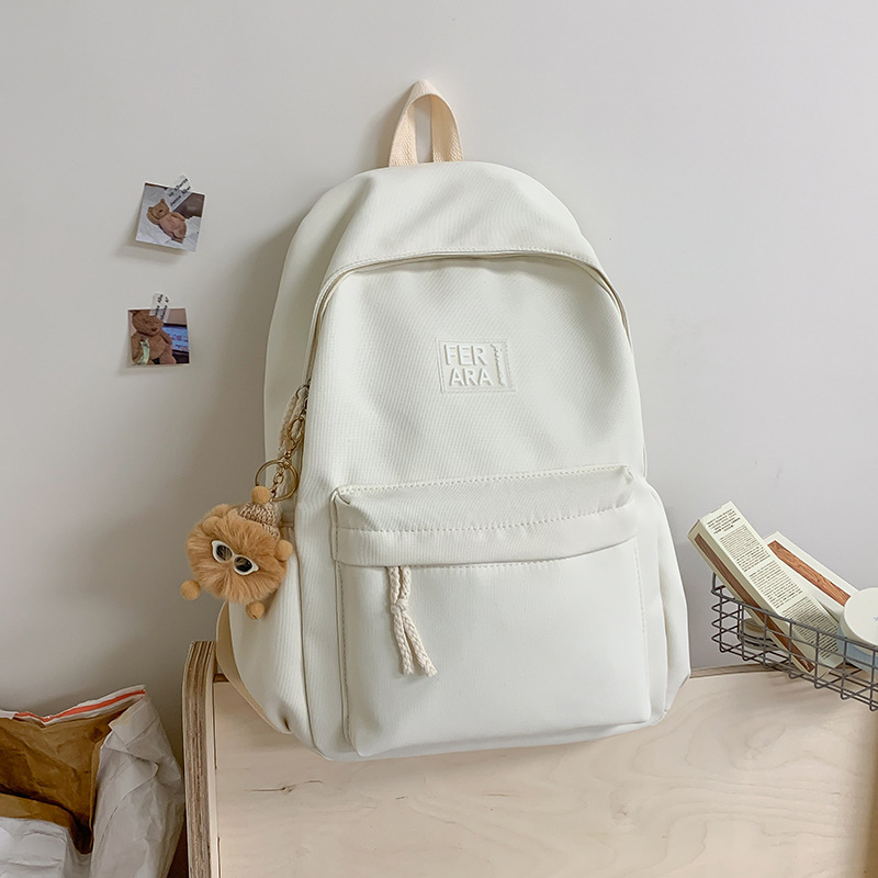 Cross-Border New Model for Girls, Junior High School Students, 2026 New Japanese-Style Large-Capacity Versatile Backpack, Simple Student Backpack