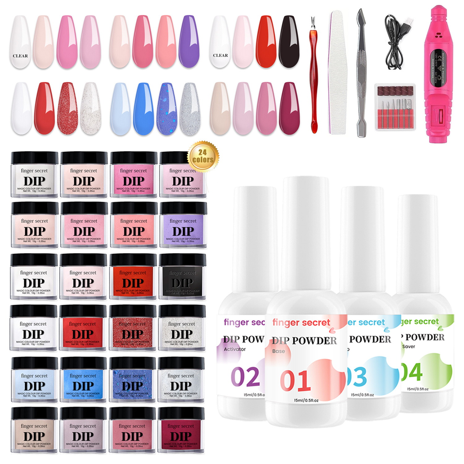 K7-24 컬러 침투 파우더 세트