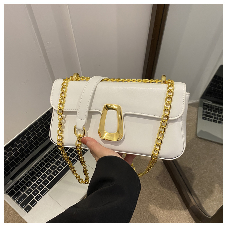 280g Weight Synthetic Leather Lining Material Magnetic Buckle Closure Type Single Shoulder Strap Strap Type Shoulder Bag, Crossbody Bag Bags Type Daily Occasion Pu Leather Material Solid Color Pattern All Seasons Season Women's Gender Streetwear Style Square Shape Medium Size Women's Medium Pu Leather Solid Color Streetwear Square Magnetic Buckle Shoulder Bag Crossbody Bag 5