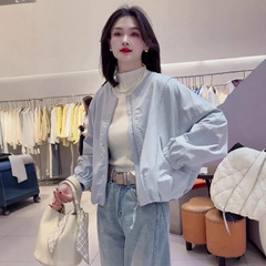 短款外套女春季新款2025年流行薄款超好看棒球服休闲百搭夹克上衣