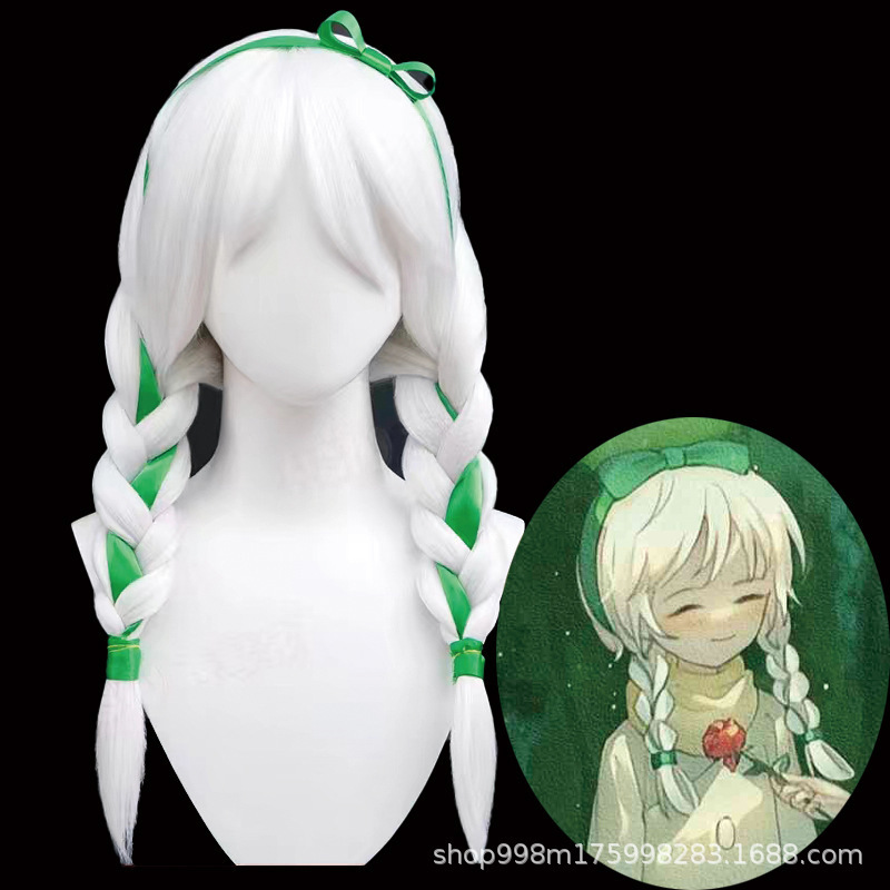 Sky: Children of Light Cosplay - Rainforest Ancestor Green Ribbon Double Braid Dragon Bone Kakashi Chanterelle Flying Bird Sakura Sky: Children of Light Cosplay - Rainforest Ancestor Green Ribbon Double Braid Dragon Bone Kakashi Chanterelle Flying Bird Sakura